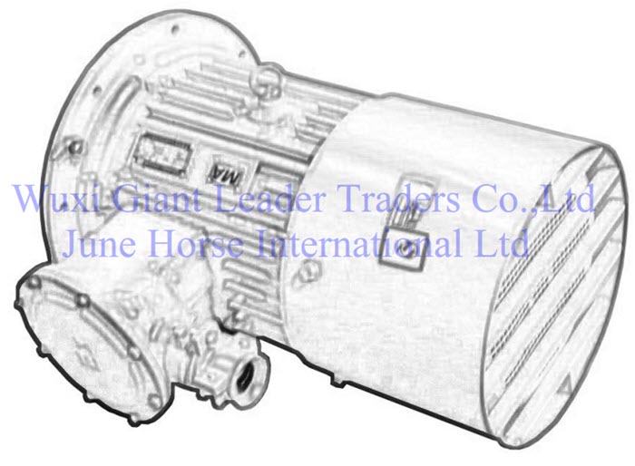 Low Voltage Flamepoof Electric Motors for Scraper Conveyor